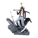 One Piece Figure – 14cm Dracule Mihawk Top Decisive Battle, PVC Colecionável