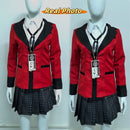 Cosplay Yumeko Jabami Kakegurui – Uniforme Escolar JK Feminino Completo | Fantasia Anime Halloween e Festas