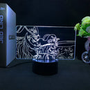 Luminária / Action Figure LED One Piece – Cartão Procurado Monkey D. Luffy