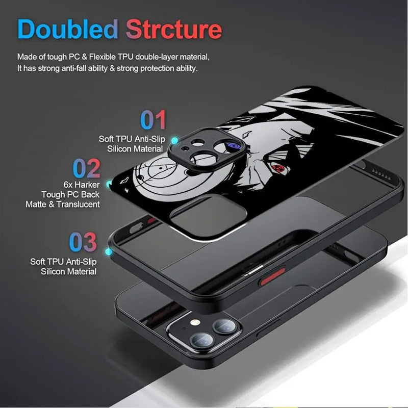 Case Naruto – Edição Matte Soft para iPhone | Estilo Ninja & Proteção Premium