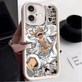 Case One Piece – Silicone Luxo Premium para iPhone | Estilo Anime & Proteção Suave