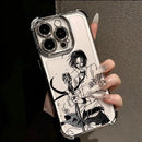 Anime Cool Nana Osaki Line Plating Case For iPhone – Y2K Anti-Fall Airbag Cover