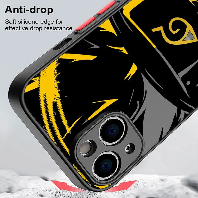 Case Naruto – Edição Matte Soft para iPhone | Estilo Ninja & Proteção Premium