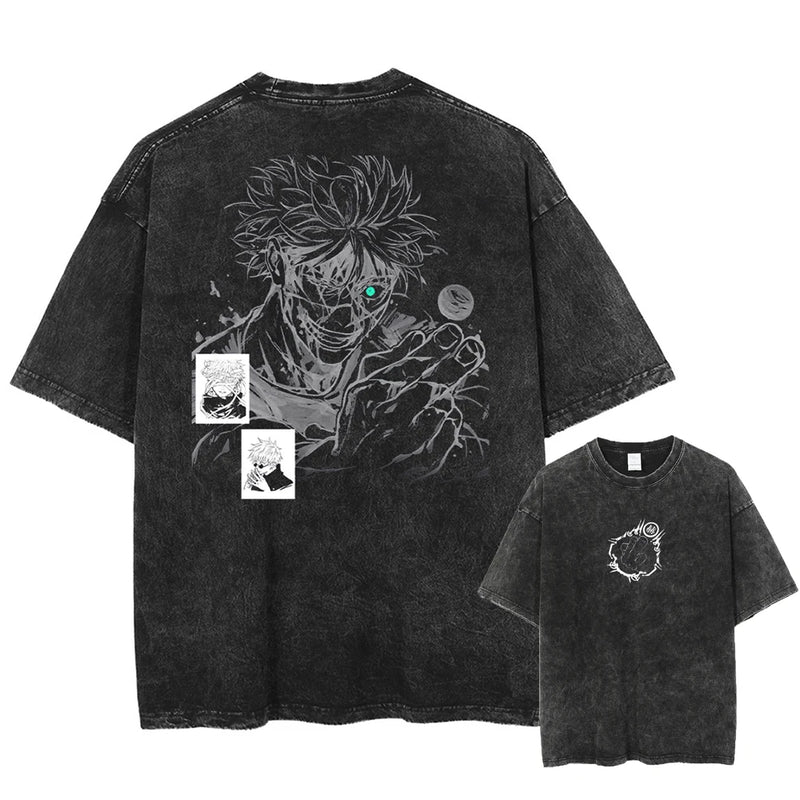 Gojo Satoru T-Shirt – Jujutsu Kaisen Oversized Cotton Tee
