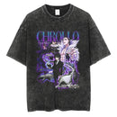 Camiseta Oversized Hunter×Hunter Kurapika Estilo Streetwear Vintage Unissex