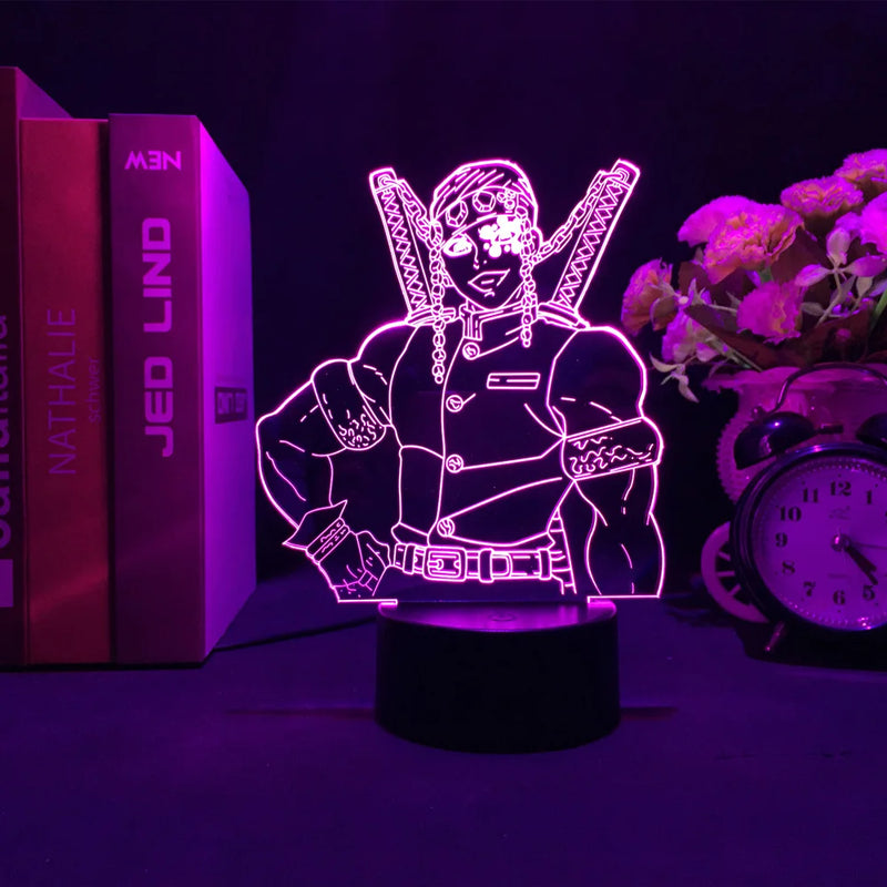 Demon Slayer 3D LED Glowing Acrylic Stand – Kamado Tanjirou & Nezuko