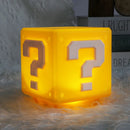 Luminária LED “Question Mark” com Música 🎵 – Luz Decorativa Gamer USB Recarregável