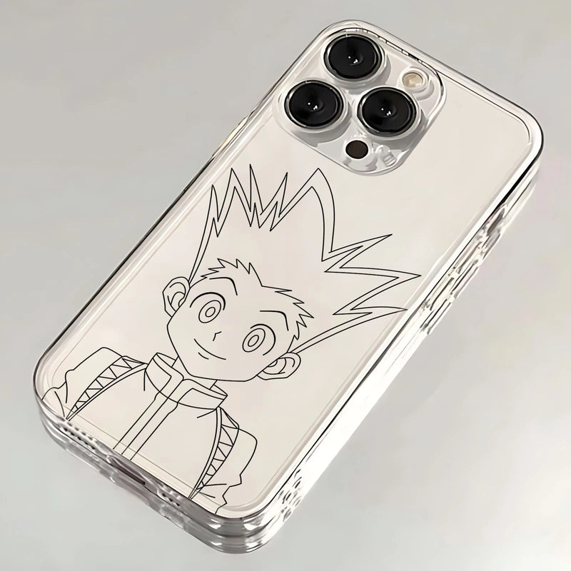 Case Hunter × Hunter – Silicone Premium para iPhone | Proteção & Estilo Anime
