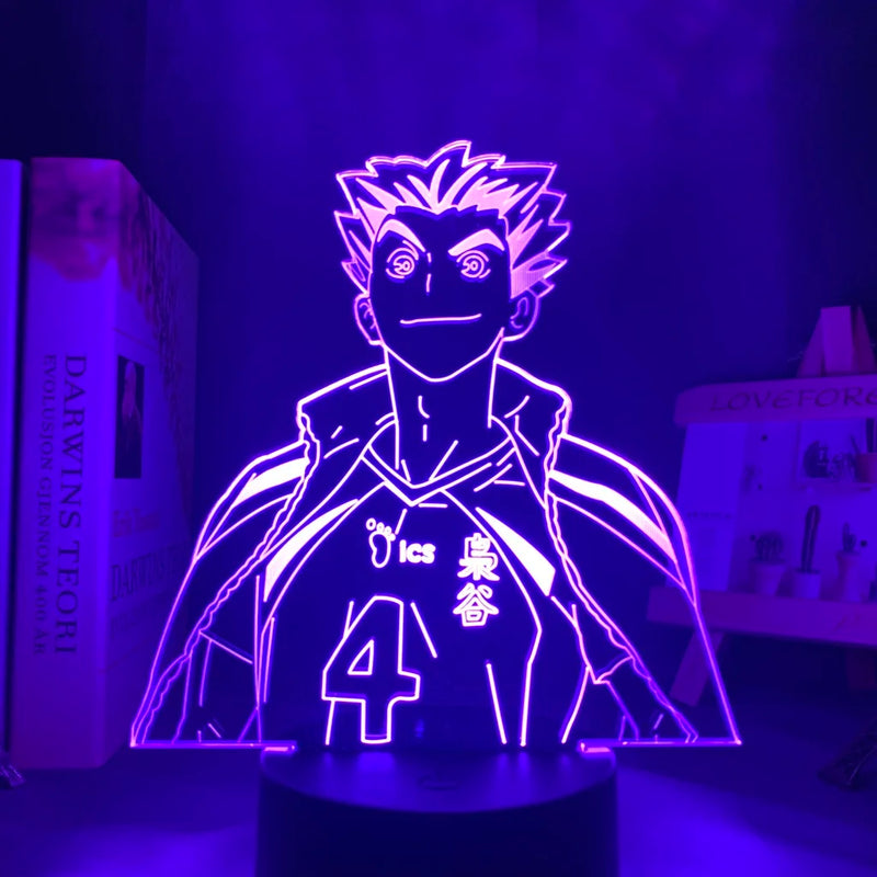 Luminária 3D LED Haikyuu – Shoyo Hinata