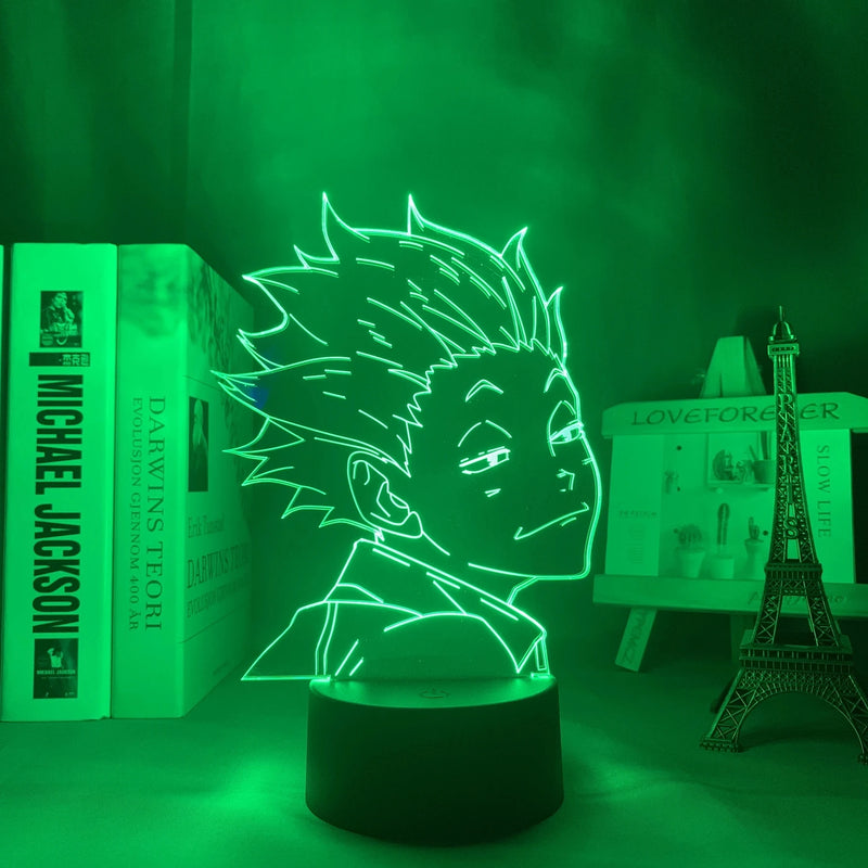 Luminária 3D LED Haikyuu – Shoyo Hinata
