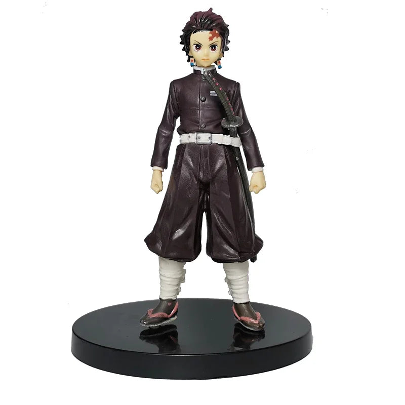 Demon Slayer Figures – Tanjiro, Nezuko, Zenitsu & Inosuke, Figures Colecionáveis