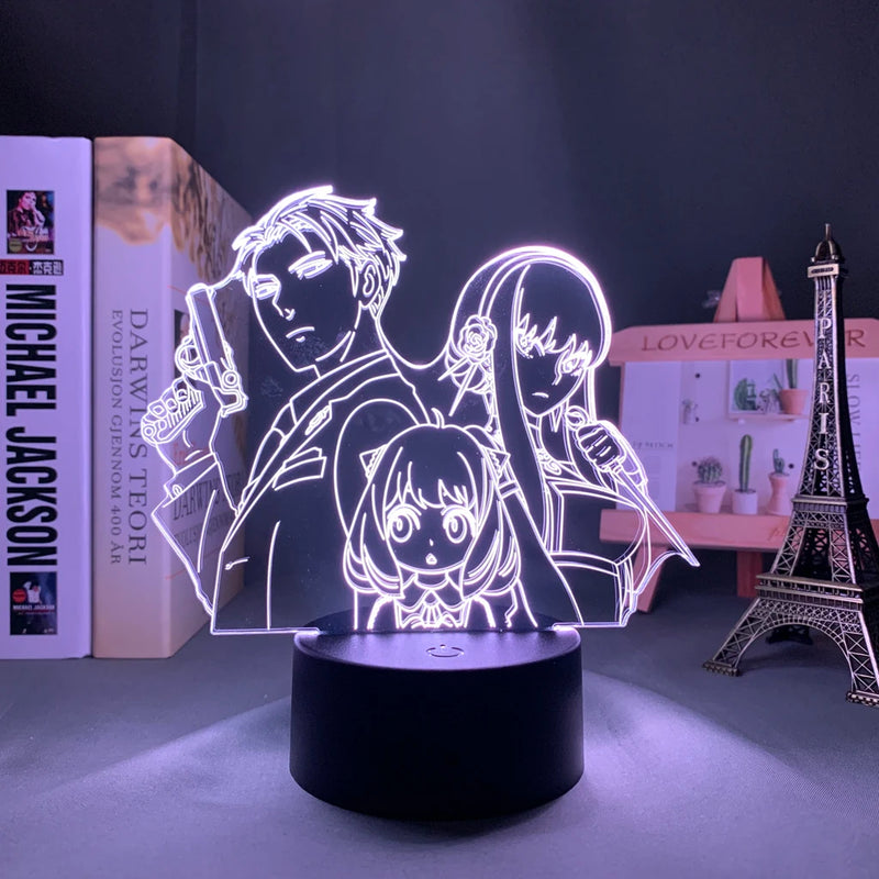 Luminária 3D LED Spy x Family – Anya Forger