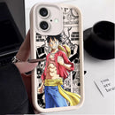 Case One Piece – Silicone Luxo Premium para iPhone | Estilo Anime & Proteção Suave