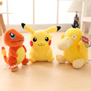 Pelúcia Pokémon – Pikachu / Charizard / Gengar / Squirtle / Eeveelutions 20cm | Fofas, Colecionáveis e Perfeitas para Presentear