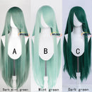 Peruca Longa 100cm – Cores Sólidas | Alta Temperatura | Cosplay Premium + Wig Cap