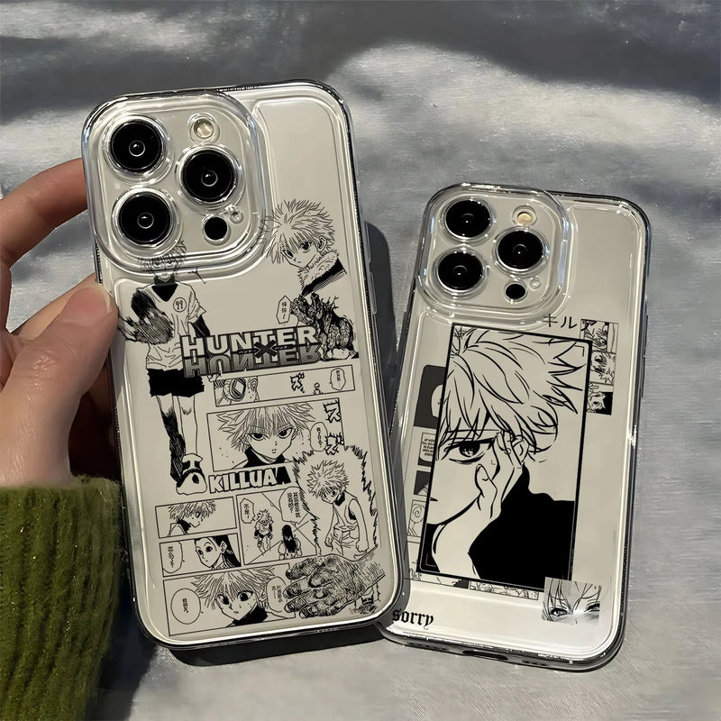 Case Hunter × Hunter – Silicone Premium para iPhone | Proteção & Estilo Anime