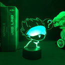 Luminária 3D LED Jujutsu Kaisen – Gojo, Sukuna e Megumi