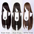 Peruca Longa 100cm – Cores Sólidas | Alta Temperatura | Cosplay Premium + Wig Cap