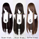 Peruca Longa 100cm – Cores Sólidas | Alta Temperatura | Cosplay Premium + Wig Cap