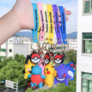 Chaveiro Pokémon Pikachu & Amigos Kawaii – Anime Backpack Charm