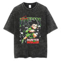 Camiseta Oversized Hunter×Hunter Kurapika Estilo Streetwear Vintage Unissex