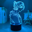 Luminária 3D LED Attack on Titan – Mikasa & Eren