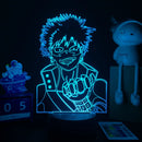 Luminária 3D LED My Hero Academia