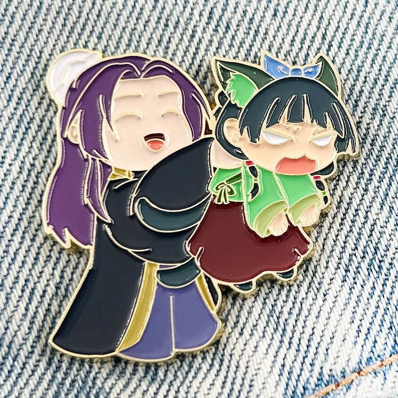 Broche Chibi Jinshi & Maomao – The Apothecary Diaries (Kusuriya no Hitorigoto)