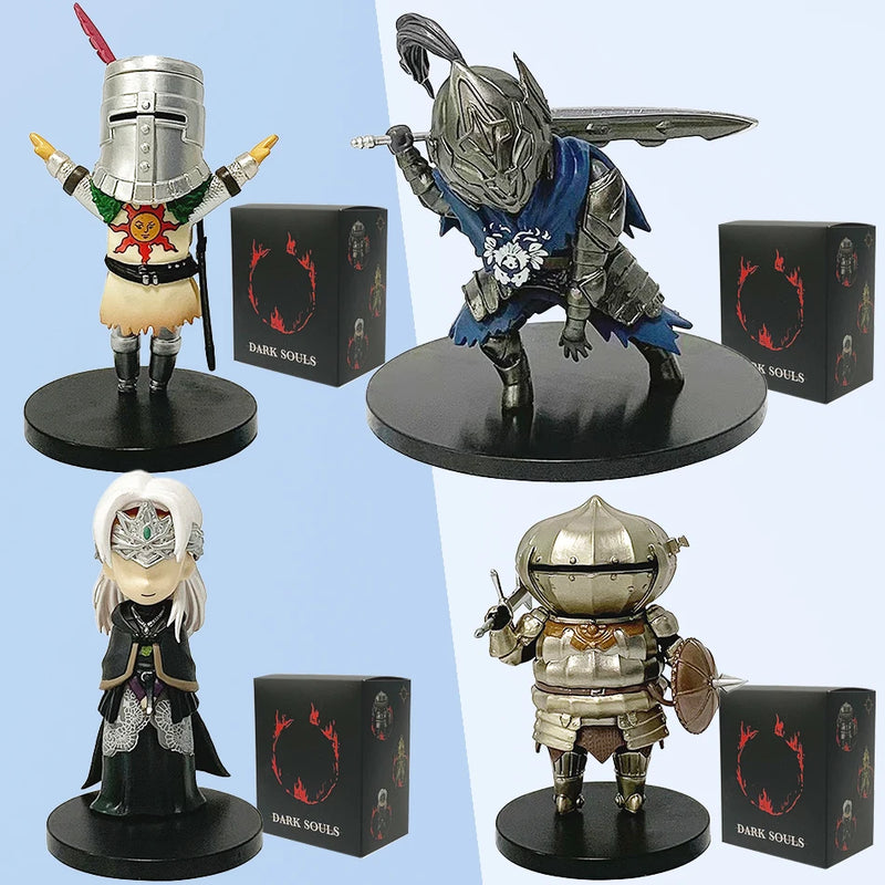 Dark Souls Q Version – Solaire, Artorias, Ornstein, Fire Keeper, Mini Figures Colecionáveis