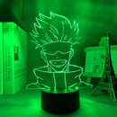 Luminária 3D LED Jujutsu Kaisen – Gojo, Itadori, Megumi & Toji