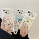 Case Chiikawa – Carteira + Cordão | Estilo Kawaii & Funcionalidade Premium para iPhone