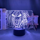 Anime Attack on Titan – Luminária 3D LED Eren Yeager