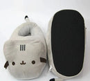 Pantufa Unissex Gato Cartoon Plush Quente Inverno Indoor"