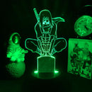 Luminária 3D LED Naruto Uzumaki – Time 7 (Sasuke, Kakashi, Naruto)