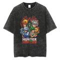 Camiseta Oversized Hunter×Hunter Kurapika Estilo Streetwear Vintage Unissex