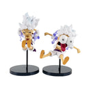 One Piece Figure – 5pcs Q Version GEAR5 Nika Luffy, PVC Colecionável