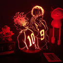 Luminária 3D LED Haikyuu – Shoyo Hinata