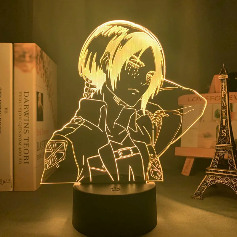 Anime Attack on Titan – Luminária 3D LED Eren Yeager