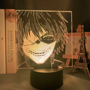 Luminária 3D LED Tokyo Ghoul – Ken Kaneki