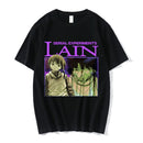 Camiseta Serial Experiments Lain Estilo Manga Unissex