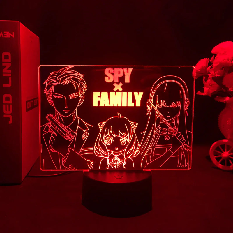 Luminária 3D LED Spy x Family – Anya Forger