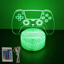 NEON GAMER 3D Lamp LED Night Light Gaming Setup RGB Children's Lamps Gamer Room Decoration Bedroom Table Lamp Personalized Gifts