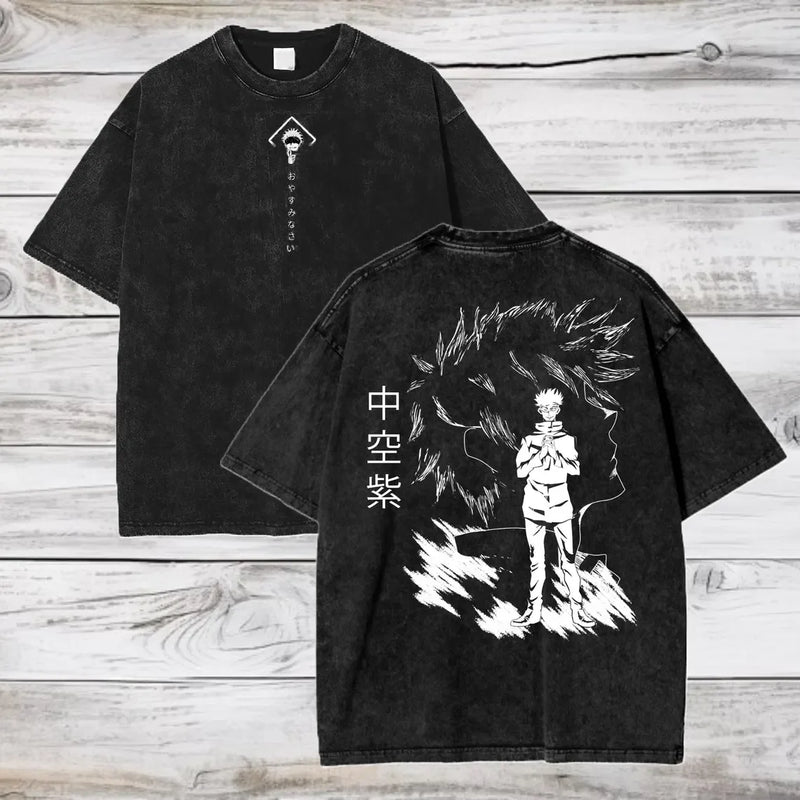 Gojo Satoru T-Shirt – Jujutsu Kaisen Oversized Cotton Tee