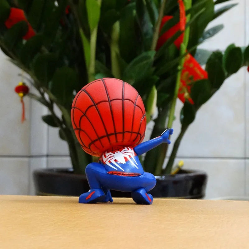 Marvel Spider-Man Figure – Action Figure PVC Colecionável, Decoração para Mesa e Bolo