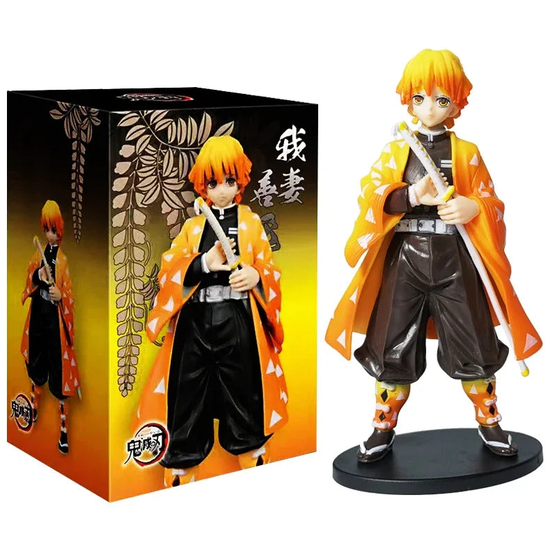 Demon Slayer Figures – Tanjiro, Nezuko, Zenitsu & Inosuke, Figures Colecionáveis