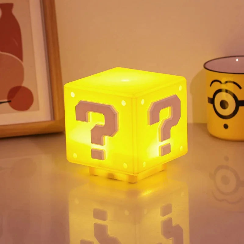 Luminária LED “Question Mark” com Música 🎵 – Luz Decorativa Gamer USB Recarregável