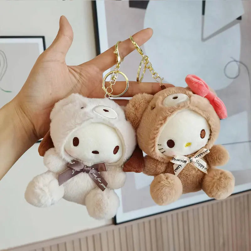 Chaveiro Pelúcia Sanrio 12cm | Fofo, Colecionável e Perfeito para Presentear