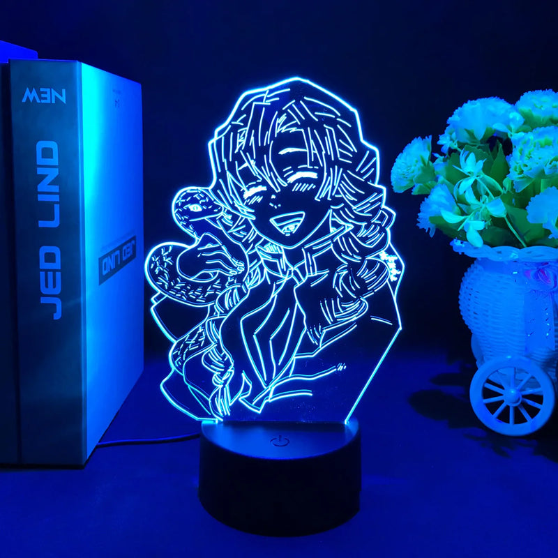 Demon Slayer 3D LED Glowing Acrylic Stand – Kamado Tanjirou & Nezuko