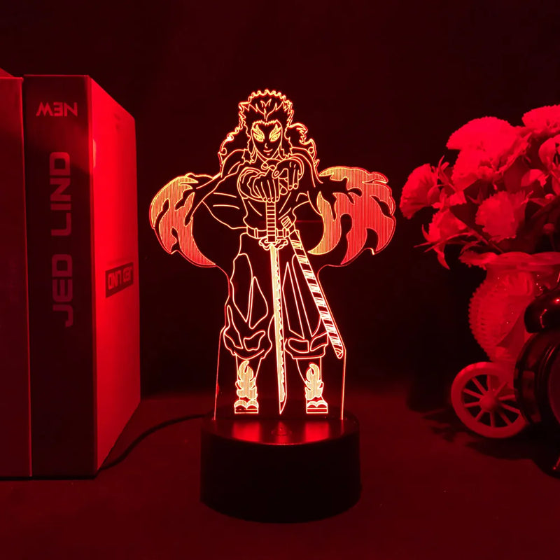 Demon Slayer 3D LED Glowing Acrylic Stand – Kamado Tanjirou & Nezuko