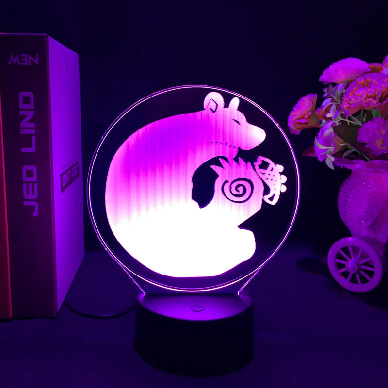 Luminária 3D LED The Seven Deadly Sins – Meliodas e Companhia
